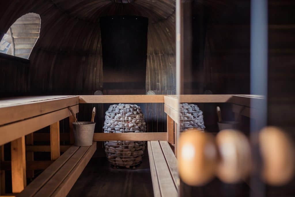 sauna en bois